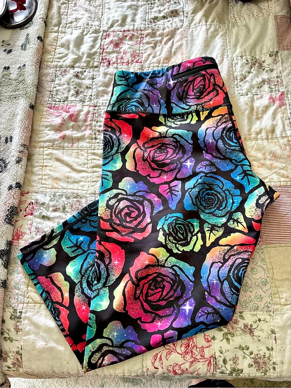 Floral Leggings Multicolor XL